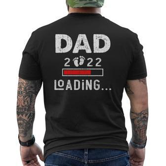 Mens Dad 2022 Loading New Dad Outfit First Time Father Mens Back Print T-shirt | Mazezy CA