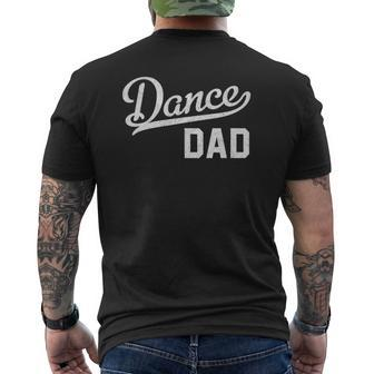 Mens Dance Dad Proud Dancer Father Mens Back Print T-shirt | Mazezy