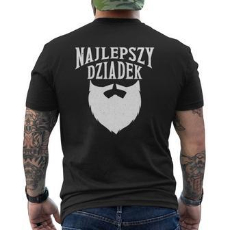 Mens Dziadzie Dziadzia Dziadziu Dziadzio Poland Dziadek Mens Back Print T-shirt | Mazezy DE