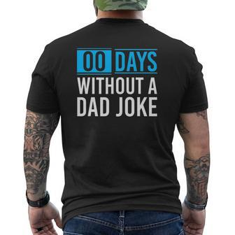 Mens Fathers Day Punny Dad Sarcastic Dad Jokes Mens Back Print T-shirt | Mazezy