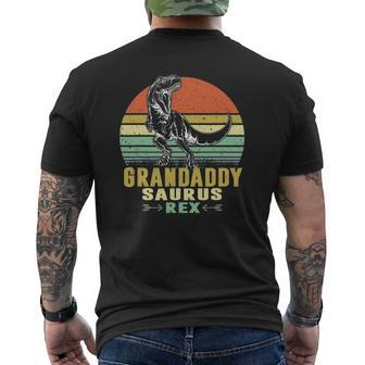 Mens Grandaddysaurusrex Dinosaur Grandaddy Saurus Family Mens Back Print T-shirt | Mazezy DE