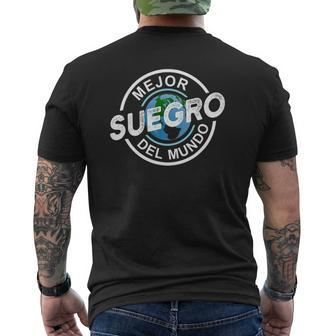 Mens Mejor Suegro Del Mundo Spanish Father In Law Father's Day Mens Back Print T-shirt | Mazezy