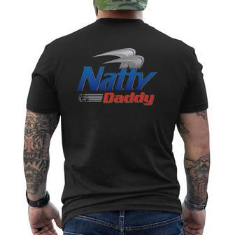 Mens Natty Daddy Dad Bod Light Humor Beer Lover Father's Day Mens Back Print T-shirt | Mazezy CA