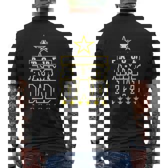 Mens Proud Us Army Dad Mens Back Print T-shirt - Thegiftio