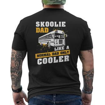 Mens Skoolie For Your Dad Mens Back Print T-shirt | Mazezy