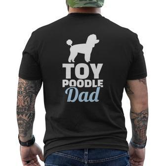 Mens Toy Poodle Dad Mens Back Print T-shirt | Mazezy