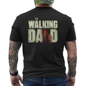 Mens The Walking Dad Cool Father's Day Mens Back Print T-shirt | Mazezy