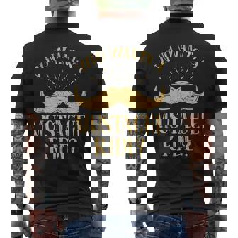 Mens Who Wants A Mustache Ride Police Trooper Mens Back Print T-shirt - Thegiftio UK