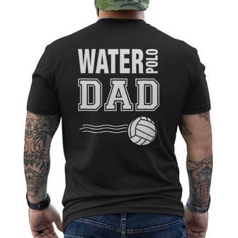Mens Water Polo Dad Novelty Mens Back Print T-shirt | Mazezy
