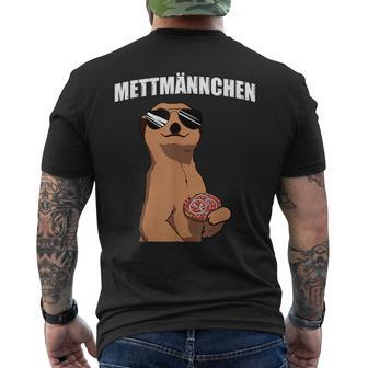 Mettmännchen Mead Buns Hackepeter Mett T-Shirt mit Rückendruck - Seseable