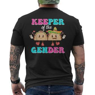 Mexican Gender Reveal Keeper Of The Gender Taco Men's T-shirt Back Print - Monsterry UK