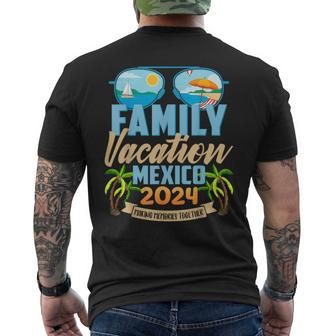 Mexico Family Vacation 2024 Cute Reunion Cousin Crew Match Men's T-shirt Back Print - Seseable