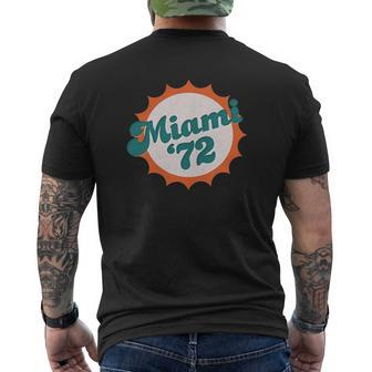 Miami 1972 Shirt Undefeated Sports Vintage Tee Mens Back Print T-shirt - Thegiftio UK