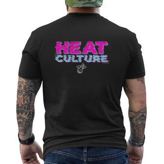 Miami Basketball Heat Culture Basketball Lover Mens Back Print T-shirt - Thegiftio UK