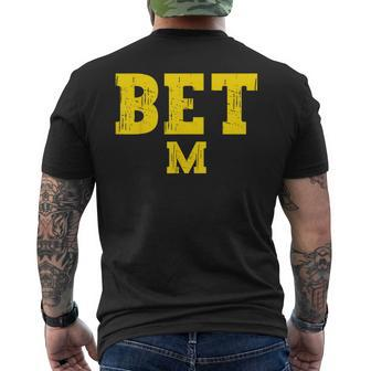 Michigan Bet Michigan Men's T-shirt Back Print - Thegiftio UK