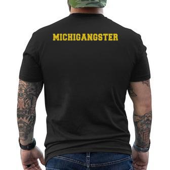 Michigangster Upper Peninsula Thug Yooper Up Men's T-shirt Back Print - Monsterry UK