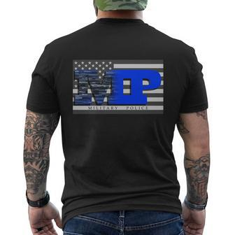Military Police Mp Flag Mens Back Print T-shirt - Thegiftio