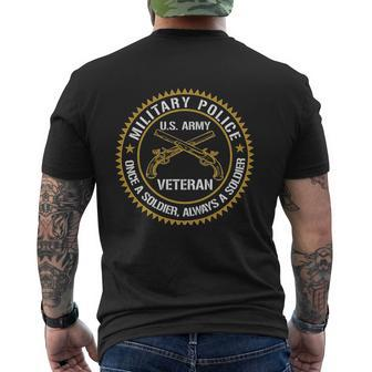 Military Police Us Army V2 Mens Back Print T-shirt - Thegiftio UK