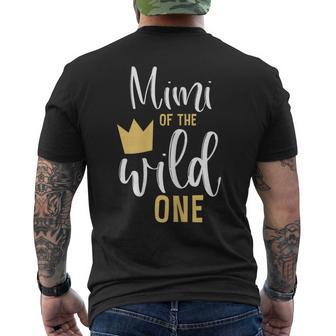 Mimi Of The Wild One 1St Birthday First Thing Matching Men's T-shirt Back Print - Monsterry