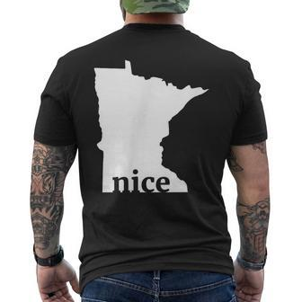 Minnesota Nice State Pride Outdoor Mn Men's T-shirt Back Print - Monsterry