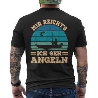 Mir Reicht's Ich Geh Fischer T-Shirt mit Rückendruck - Geschenkecke