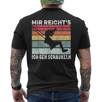 Mir Reicht's Ich Geh Swinging Retrointage Swing T-Shirt mit Rückendruck - Geschenkecke