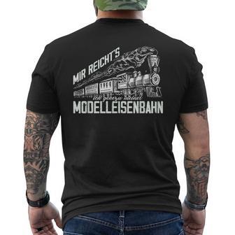 Mir Reicht's Ich Geh Zu Meiner Modellahner Mir Reicht's Ich Geh T-Shirt mit Rückendruck - Geschenkecke