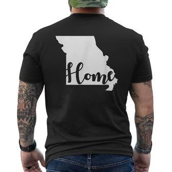 Missouri Home Mens Back Print T-shirt - Thegiftio UK