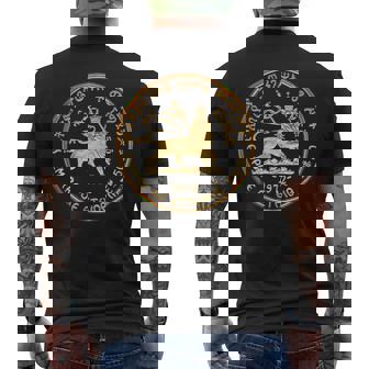 Moa Anbessa Haile Selassie 50 Pièce De Monnaie Éthiopienne T-shirt imprimé au dos - Cadeauxyz
