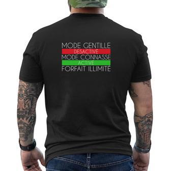 Mode Gentille Désactivé Mode Connasse T-shirt imprimé au dos - Cadeauxyz
