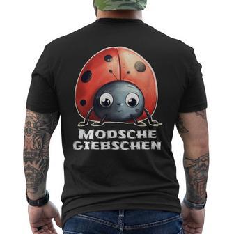 Modschegiebchen Saxon Ladybird T-Shirt mit Rückendruck - Seseable