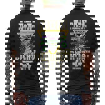 Mom Of The Birthday Boy Monster Truck Birthday Novelty Men's T-shirt Back Print | Seseable UK