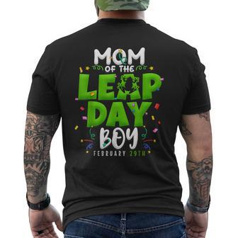Mom Of The Leap Day Boy February 29Th Birthday Leap Year Men's T-shirt Back Print - Monsterry AU