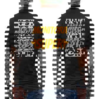 Monitora Regalos Divertidos Camiseta Hombre Estampado Espalda - Regaloses