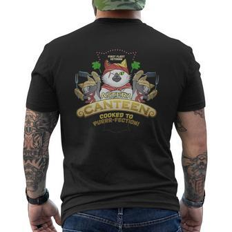 Monster Hunter Palico Cat Meowscular Chef Mens Back Print T-shirt - Seseable