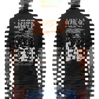 Monster Truck Monster Dad Día Del Padre Papá Papá Camiseta Hombre Estampado Espalda - Regaloses