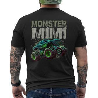 Monster Truck Mimi Family Matching Monster Truck Lovers Men's T-shirt Back Print - Monsterry UK