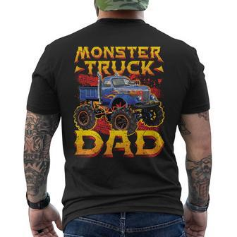 Monster Truck Party Jam Rally Daddy Monster Truck Dad Mens Back Print T-shirt - Thegiftio UK