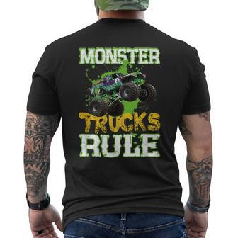 Monster Trucks Are My Jam Monster Trucks Men's T-shirt Back Print - Monsterry DE