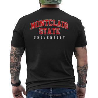 Montclair State University Retro Women Men's T-shirt Back Print - Monsterry AU