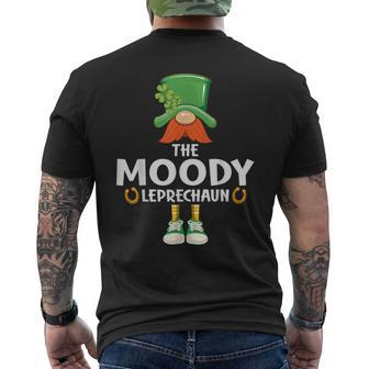 The Moody Leprechaun Saint Patrick's Day Party Men's T-shirt Back Print | Mazezy