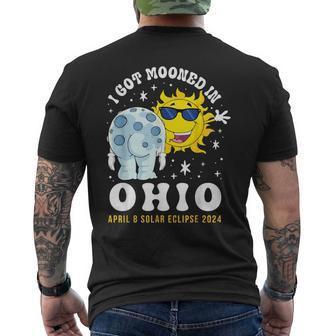 I Got Mooned In Ohio Total Solar Eclipse 2024 Men's T-shirt Back Print - Monsterry CA