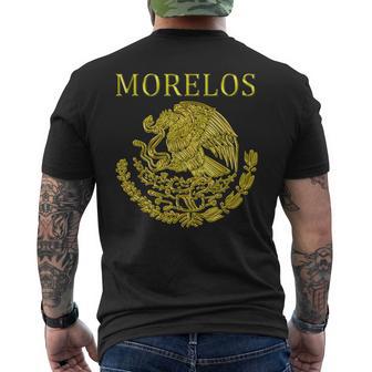 Morelos Mexican Mexico Colt Escudo Mexicano Men's T-shirt Back Print - Monsterry CA