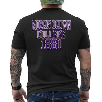 Morris Brown College 1881 Wht01 Men's T-shirt Back Print - Monsterry DE