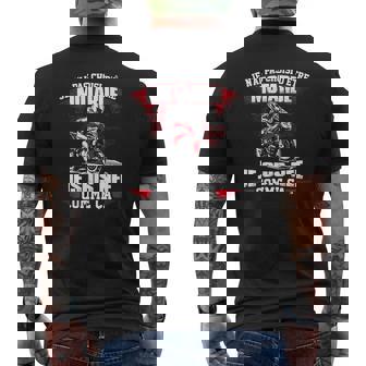 Motarde Je Suis Née Comme Ca T-shirt imprimé au dos - Cadeauxyz