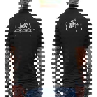 Moto-Chariots Side-Cars Moto Motard Chariot Latéral T-shirt imprimé au dos - Cadeauxyz