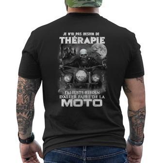 Moto Pas De Besoin De Thérapie T-shirt imprimé au dos - Cadeauxyz