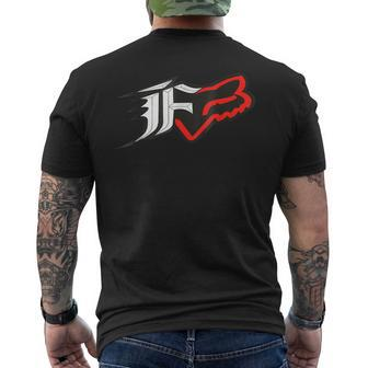 Motocross FOX Racing Logo Men's T-shirt Back Print | Mazezy