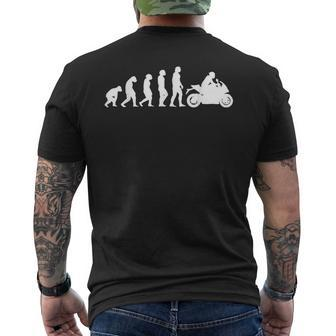 Motorcycle Evolution Racing Sport Street Bike Biker Men's T-shirt Back Print - Thegiftio UK