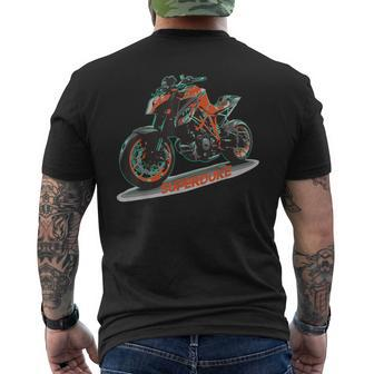Motorcycles Are Always Fun Superduke Men's T-shirt Back Print | Mazezy